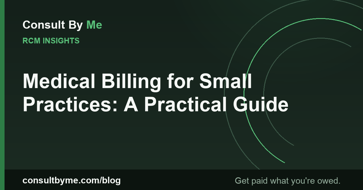 Medical Billing for Small Practices: A Practical Guide