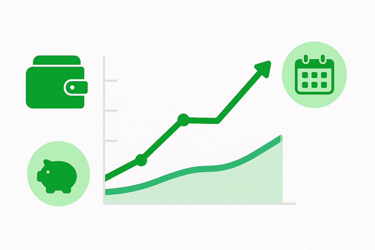Graph showing improved self-pay collections