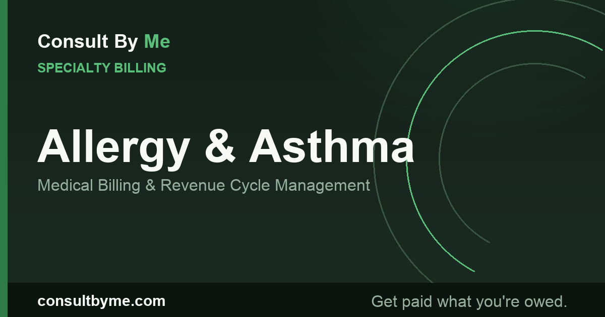 Allergy & Asthma Medical Billing and RCM