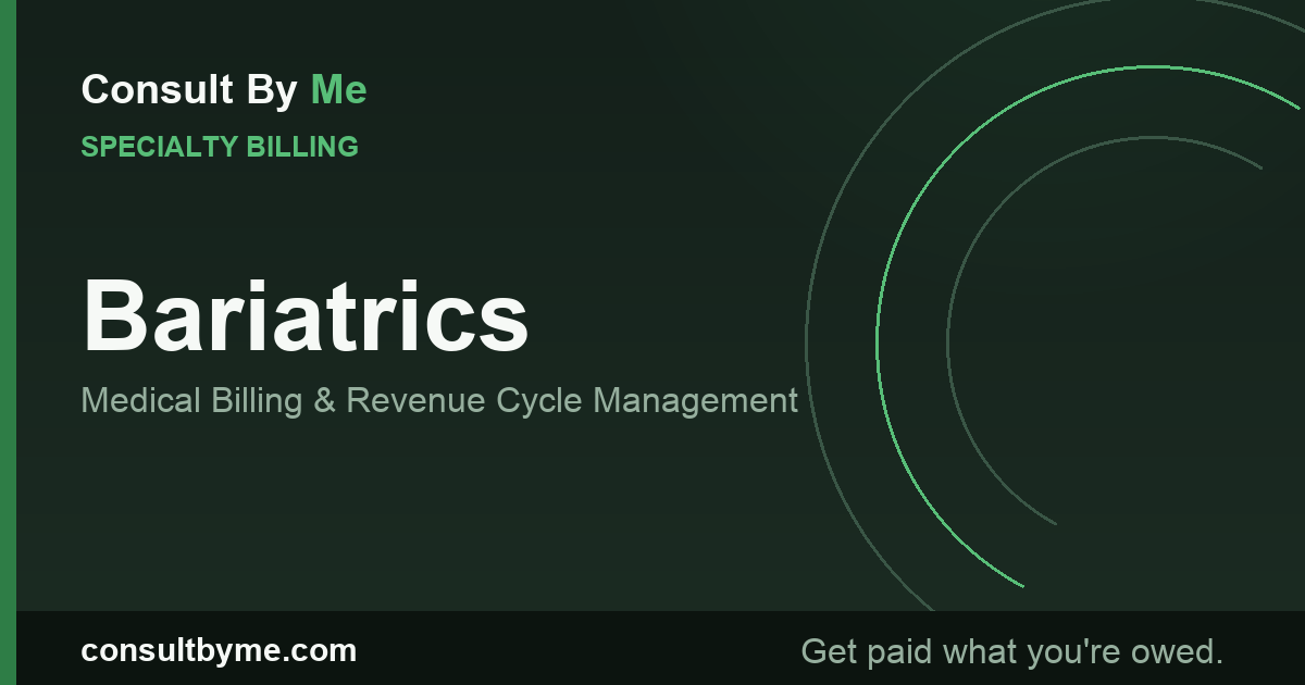 Bariatrics Medical Billing and RCM