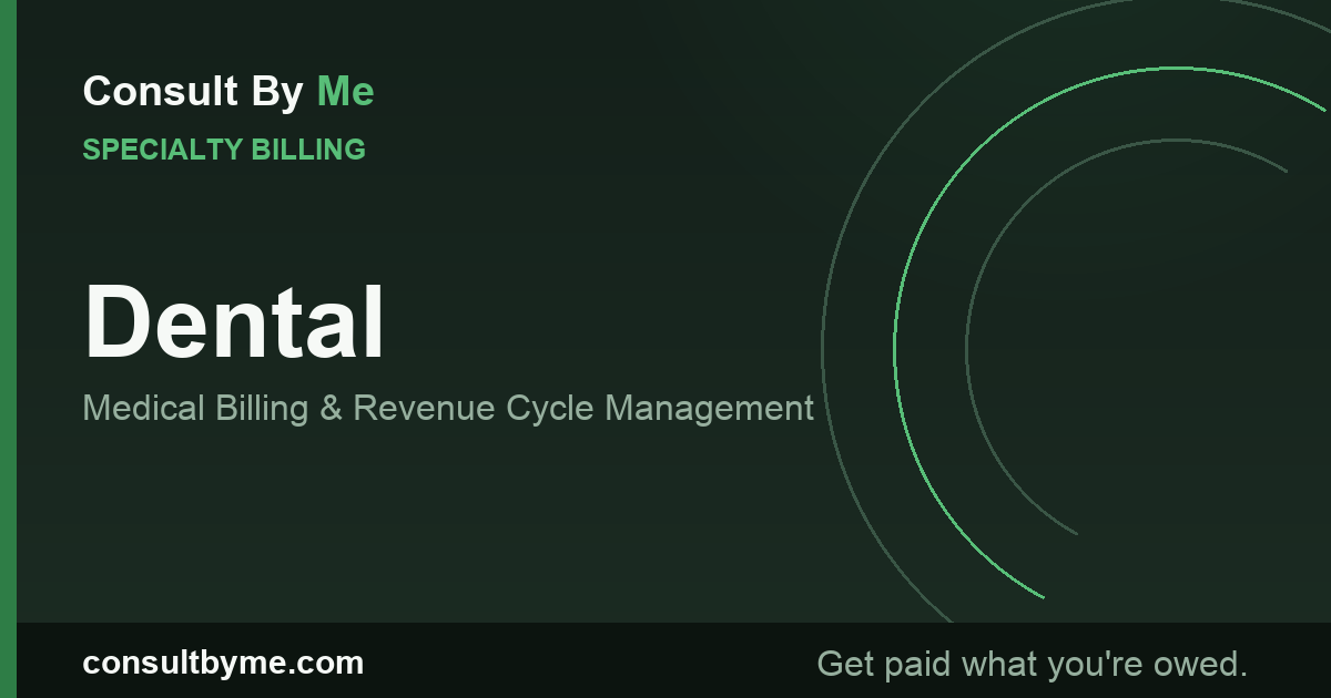 Dental Medical Billing and RCM