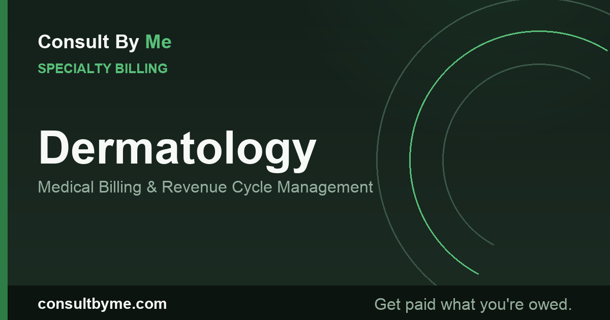 Dermatology Medical Billing and RCM