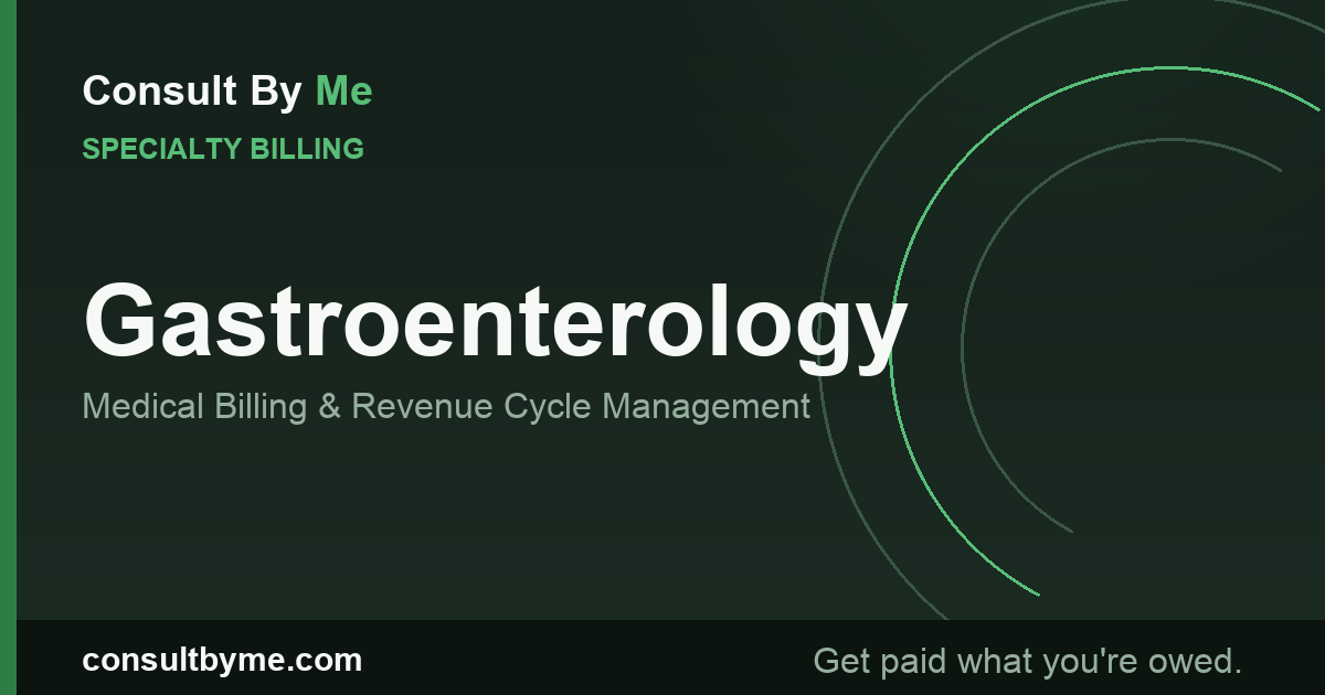 Gastroenterology Medical Billing and RCM