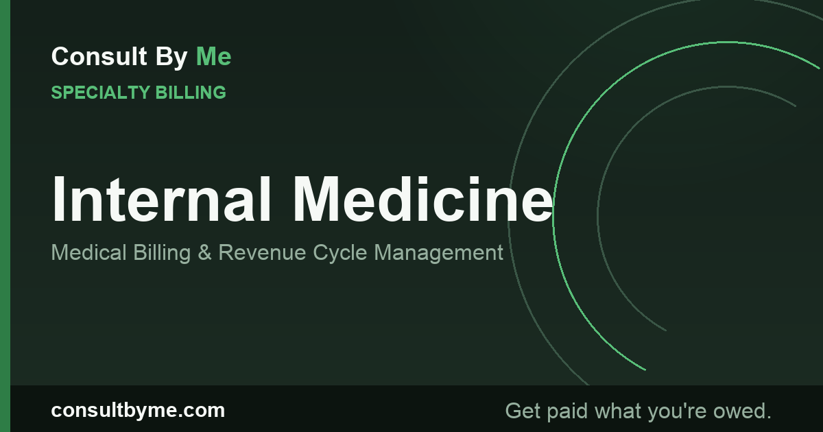 Internal Medicine Medical Billing and RCM