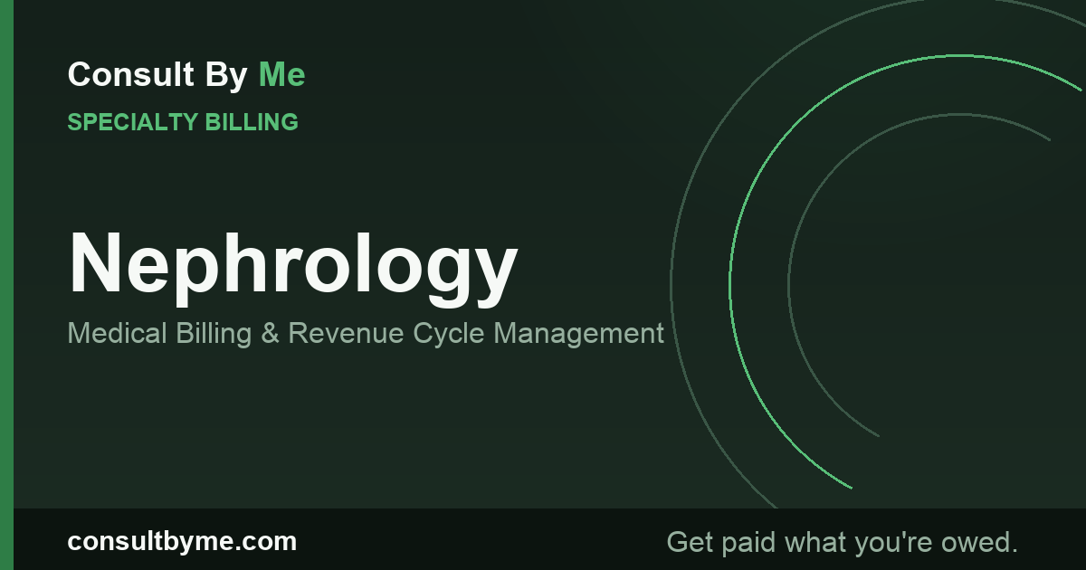 Nephrology Medical Billing and RCM