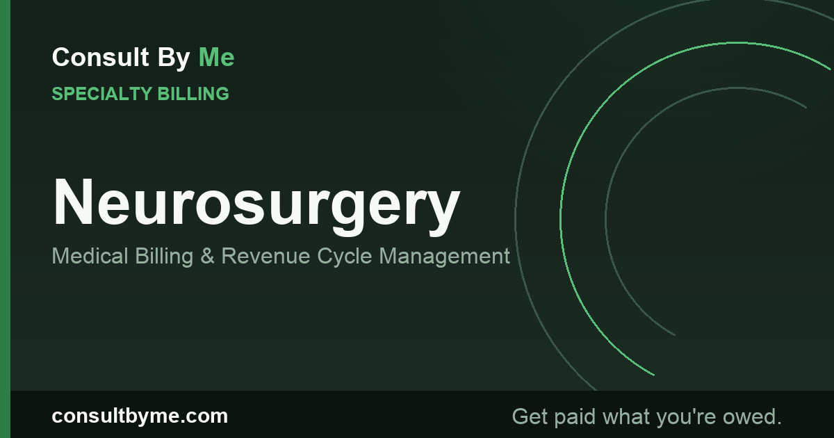 Neurosurgery Medical Billing and RCM