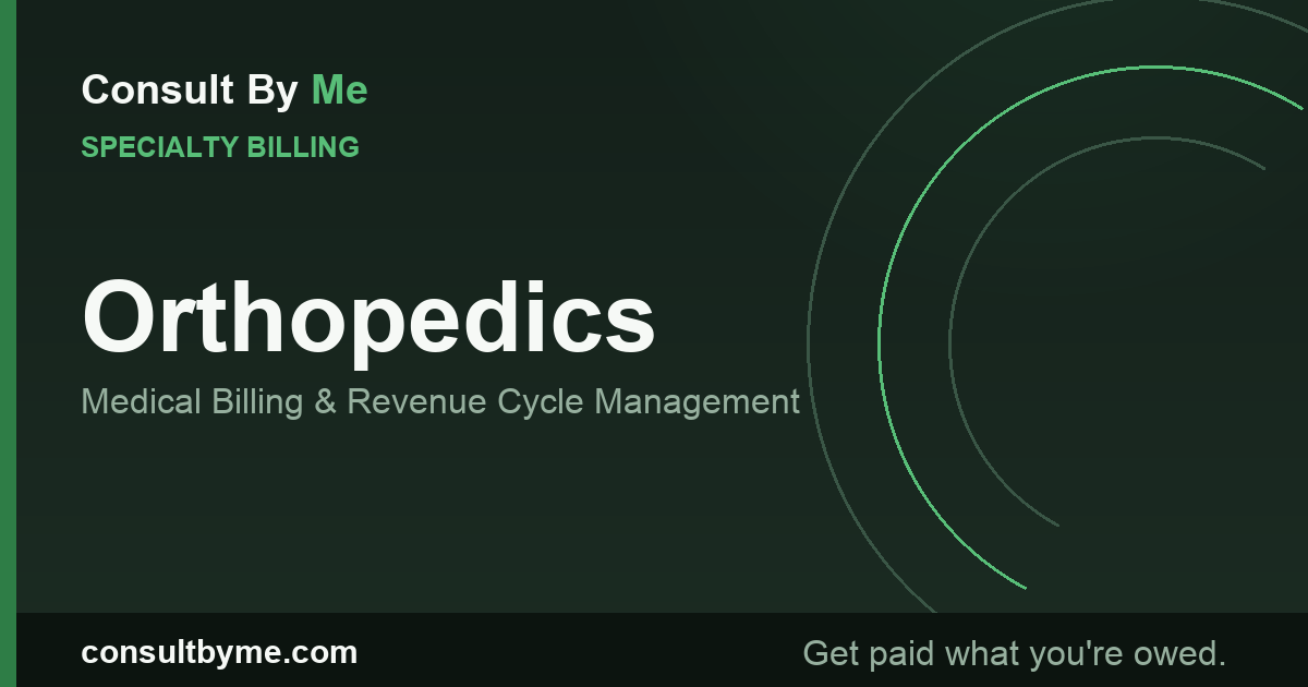 Orthopedics Medical Billing and RCM
