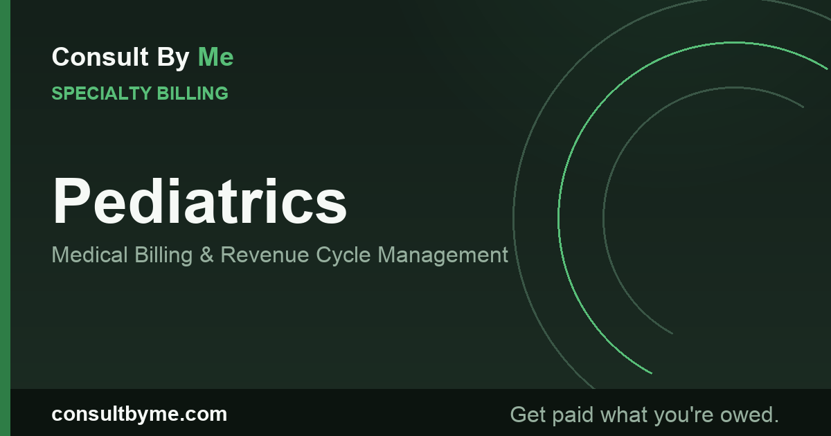 Pediatrics Medical Billing and RCM