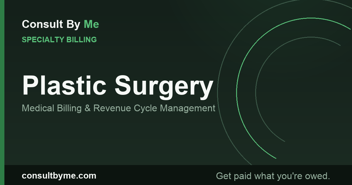 Plastic Surgery Medical Billing and RCM