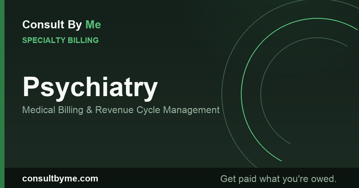 Psychiatry Medical Billing and RCM